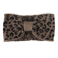 LEOPARD PRINT WINTER HEAD BAND