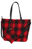 Buffalo Check Weekend Tote Bag