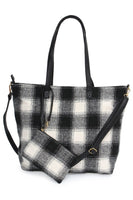 Buffalo Check Weekend Tote Bag