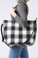 Buffalo Check Weekend Tote Bag