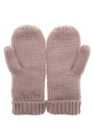 Winter Gloves Cable Knit Mittens with Fleece Lined