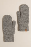 Winter Marled Knit Mittens with Cozy Lining