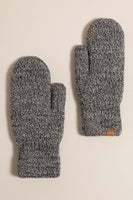 Winter Marled Knit Mittens with Cozy Lining