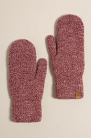 Winter Marled Knit Mittens with Cozy Lining