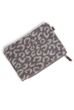 Leopard Print Luxury Soft Travel Pouch