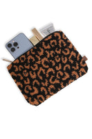 Leopard Print Luxury Soft Travel Pouch