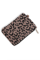 Leopard Print Luxury Soft Travel Pouch