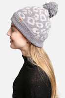 Leopard Print Luxury Soft Beanie Hat