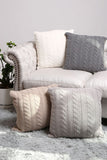 Braided Cable Knit Luxury Soft Cushion Cover