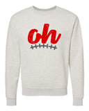 Ohio Football Stitch Gameday Crewneck Sweatshirt