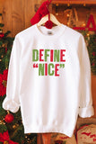 DEFINE NICE VINTAGE CHRISTMAS GRAPHIC TEE