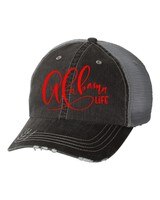 Alabama Life Embroidered Gray Trucker Hat