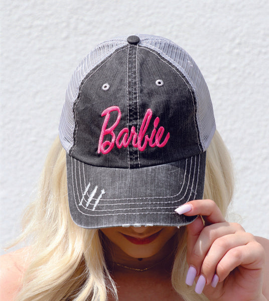 Barbie Embroidered Trucker Hat