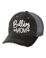 Bulldog Mom Embroidered Hat