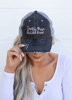 Country Music & Cold Beer Embroidered Trucker Hat