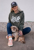 DOG MAMA BELLA CANVAS CROPPED SOFTSTYLE HOODIE