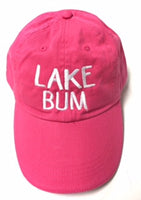 Lake Bum Embroidered Baseball Hat