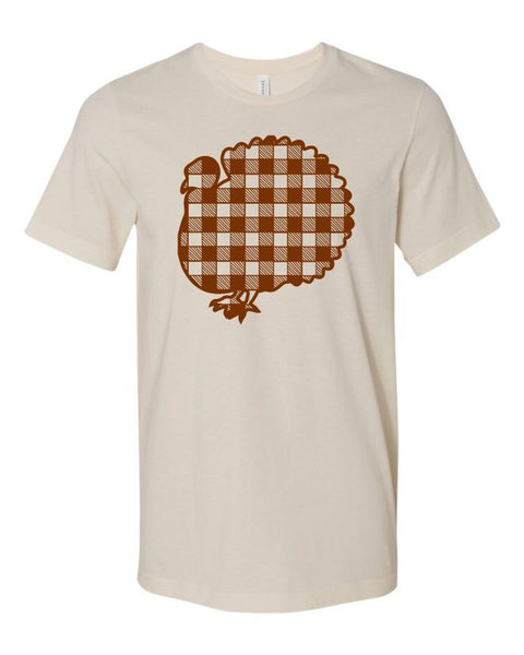 Plaid Turkey Softstyle Tee