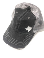 TEXAS EMBROIDERED TRUCKER HAT