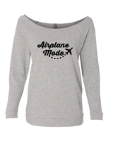 AIRPLANE MODE GRAPHIC RAGLAN CREWNECK