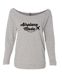 AIRPLANE MODE GRAPHIC RAGLAN CREWNECK