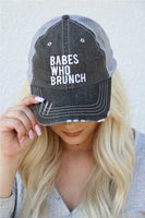 Babes Who Brunch Embroidered Trucker Hat