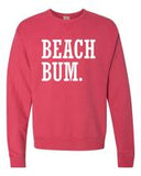 Beach Bum Comfort Wash Summer Crewneck Sweatshirt