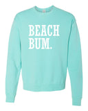 Beach Bum Comfort Wash Summer Crewneck Sweatshirt