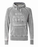 BEERS BACKROADS & BONFIRES SOFTSTYLE VINTAGE HOODIE