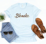 Leopard Blondie Crewneck Tee