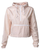 LIGHTWEIGHT PULLOVER CROP WINDBREAKER