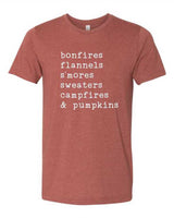 bonfires flannels s'mores... Softstyle Tee