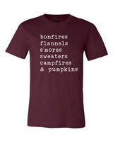 bonfires flannels s'mores... Softstyle Tee