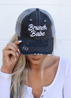 Brunch Babe Embroidered Trucker Hat