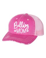 Bulldog Mom Embroidered Hat