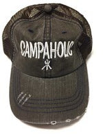 "CAMPAHOLIC" Trucker hat