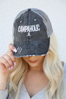 "CAMPAHOLIC" Trucker hat