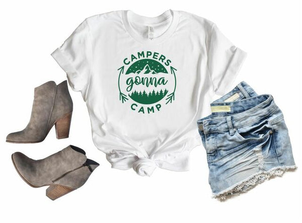 Campers Gonna Camp Graphic Tee