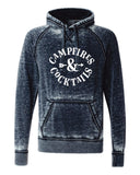 CAMPFIRES & COCKTAILS VINTAGE SUMMER HOODIE