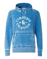 CAMPFIRES & COCKTAILS VINTAGE SUMMER HOODIE