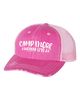 Camp More Worry Less Embroidered Trucker Hat