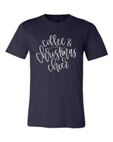 COFFEE AND CHRISTMAS CHEER SOFTSTYLE TEE