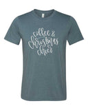 COFFEE AND CHRISTMAS CHEER SOFTSTYLE TEE