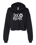 DOG MAMA BELLA CANVAS CROPPED SOFTSTYLE HOODIE