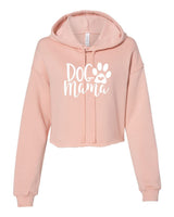 DOG MAMA BELLA CANVAS CROPPED SOFTSTYLE HOODIE