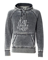 DOGS BOOKS & COFFEE SOFTSTYLE VINTAGE HOODIE