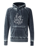 DOGS BOOKS & COFFEE SOFTSTYLE VINTAGE HOODIE