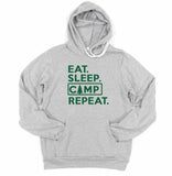 Eat. Sleep. Camp. Repeat. Bella Canvas Softstyle Premium Crewneck