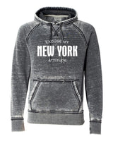 EXCUSE MY NEW YORK ATTITUDE SOFTSTYLE VINTAGE HOODIE