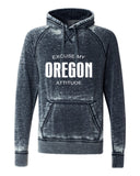 EXCUSE MY OREGON ATTITUDE SOFTSTYLE VINTAGE HOODIE